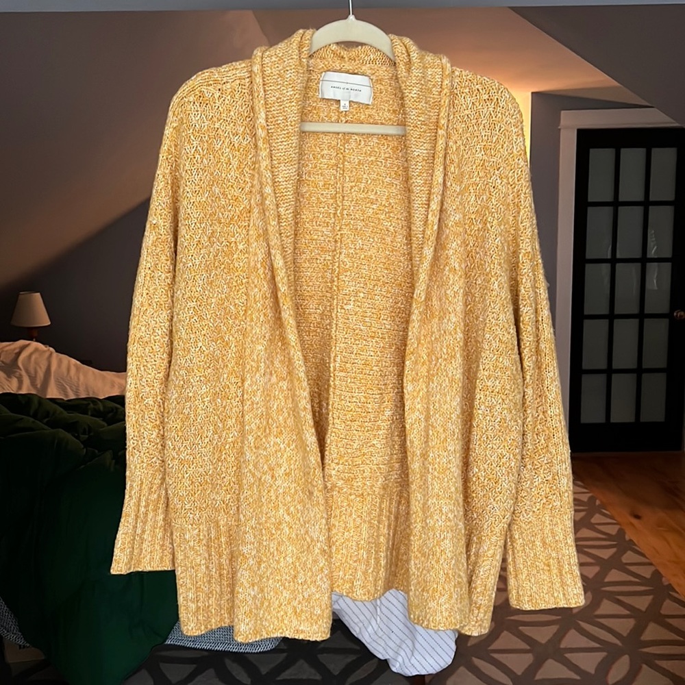 Angel of the North S Sweater Mustard Yellow